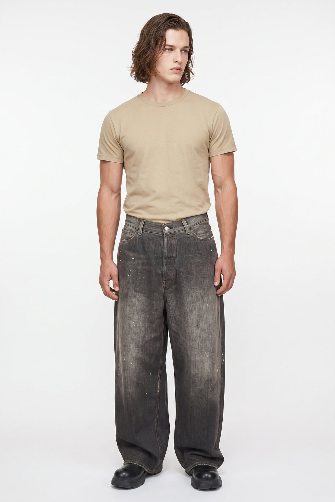 Faded Denim Jeans  na2685