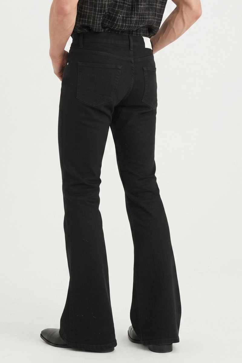 Black Flared Jeans na2516
