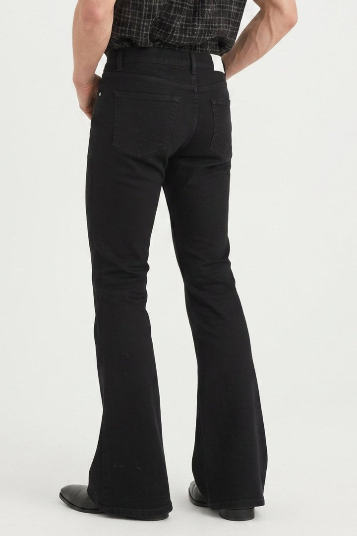 Black Flared Jeans na2516