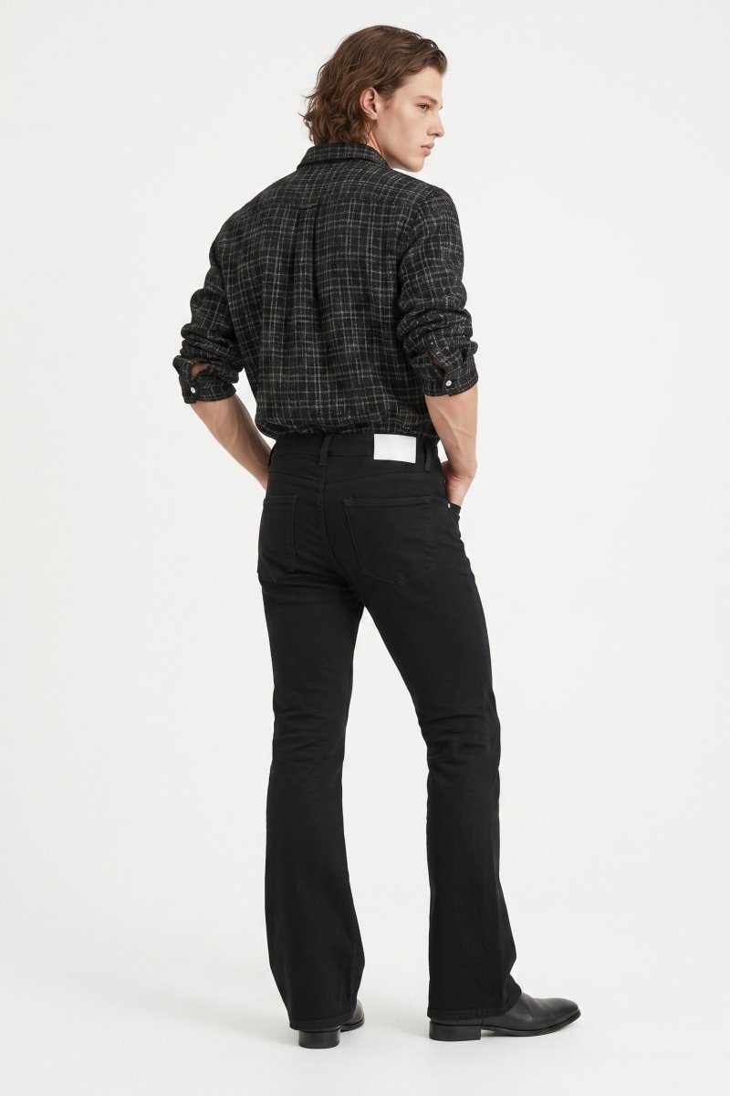 Black Flared Jeans na2516