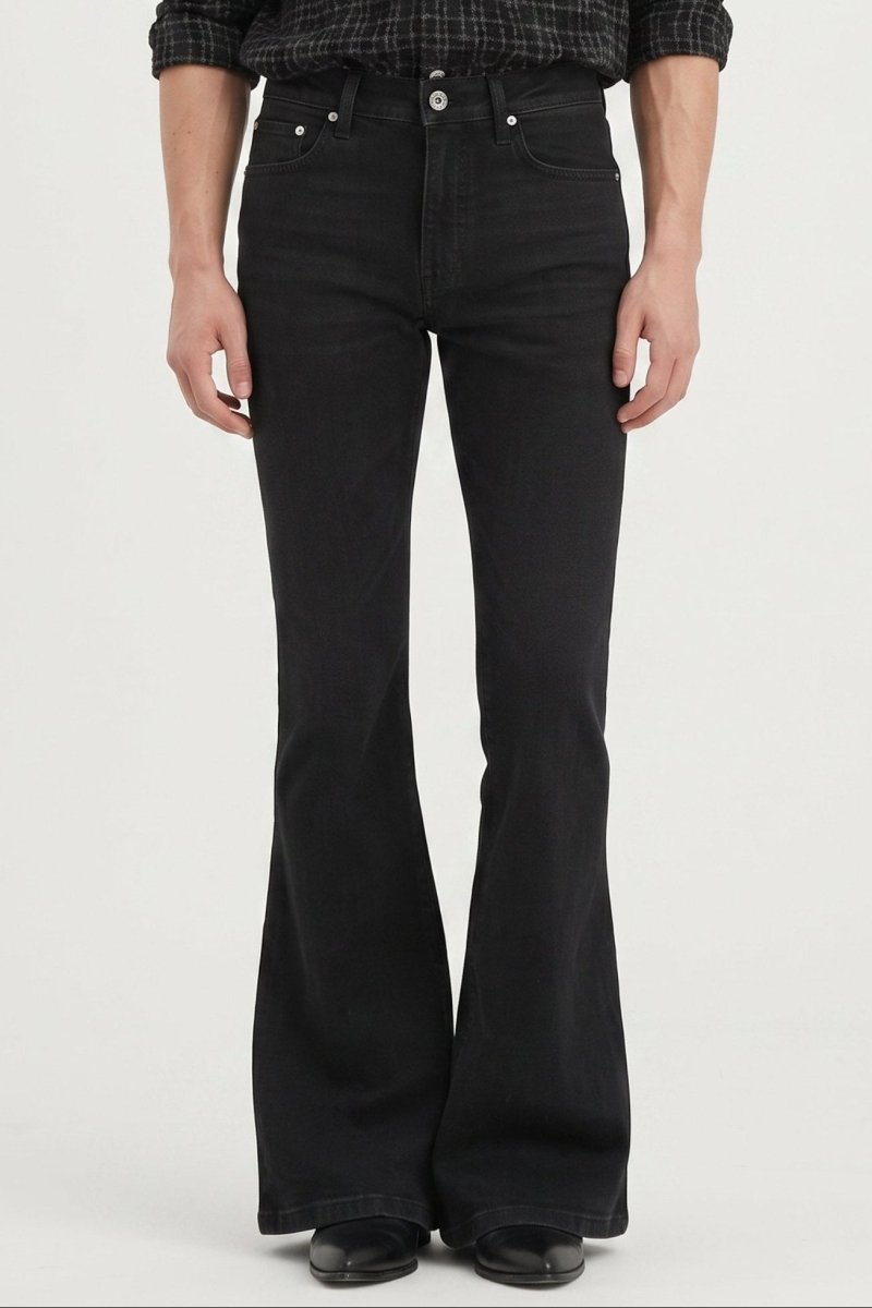 Black Flared Jeans na2516