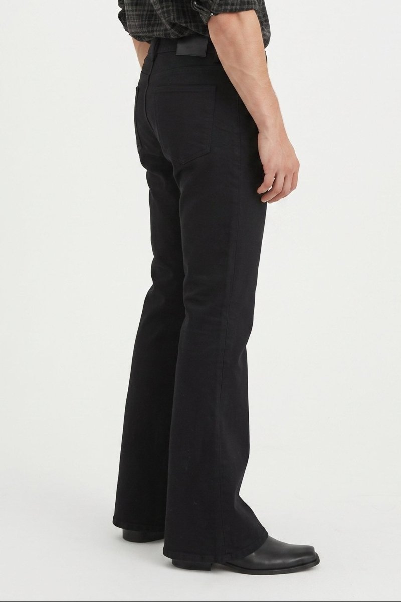 Black Flared Jeans na2516
