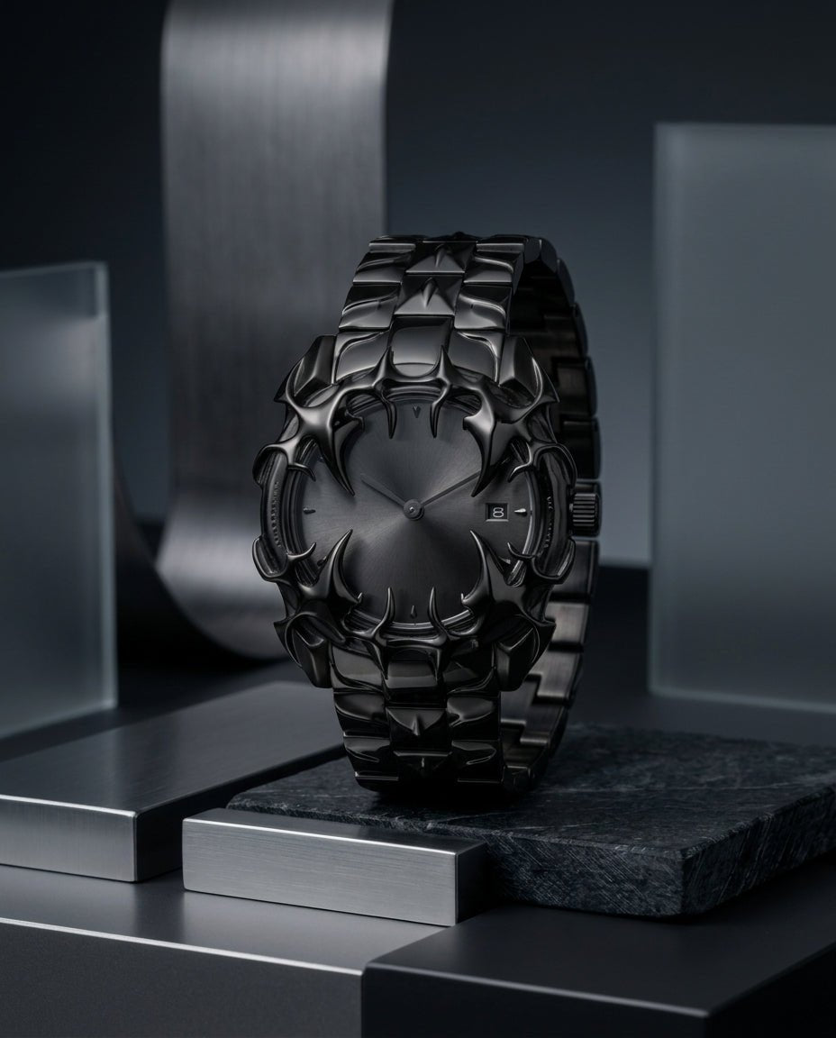 Reloj metálico gótico na3111