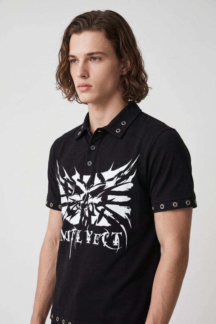 Graphic Polo Shirt  na2605