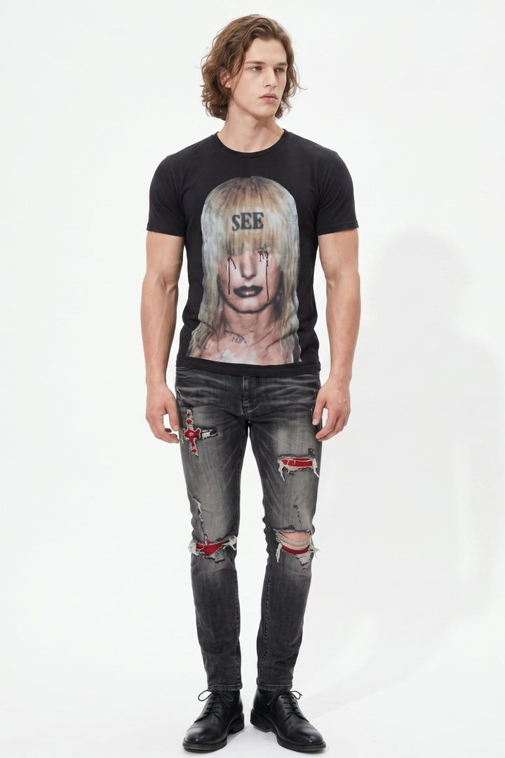 Graphic Print Tee  na2603