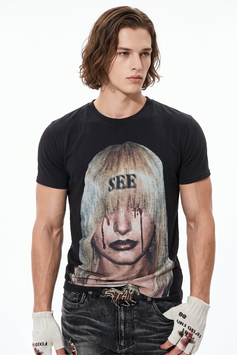 Graphic Print Tee  na2603
