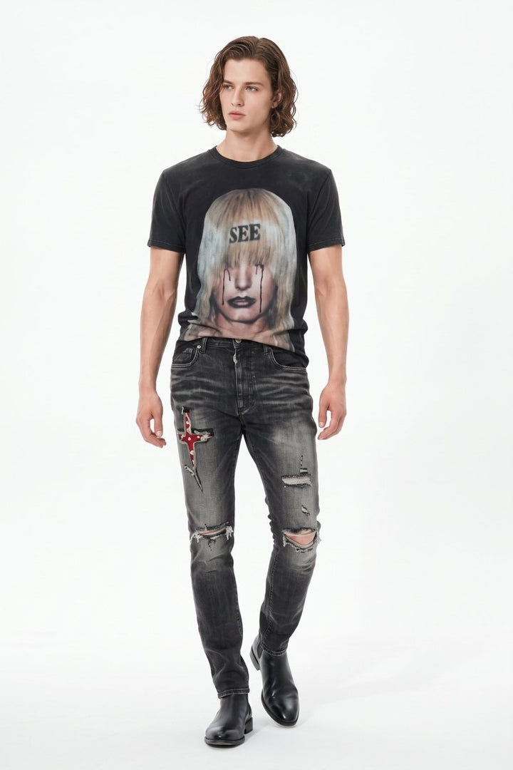 Graphic Print Tee  na2603