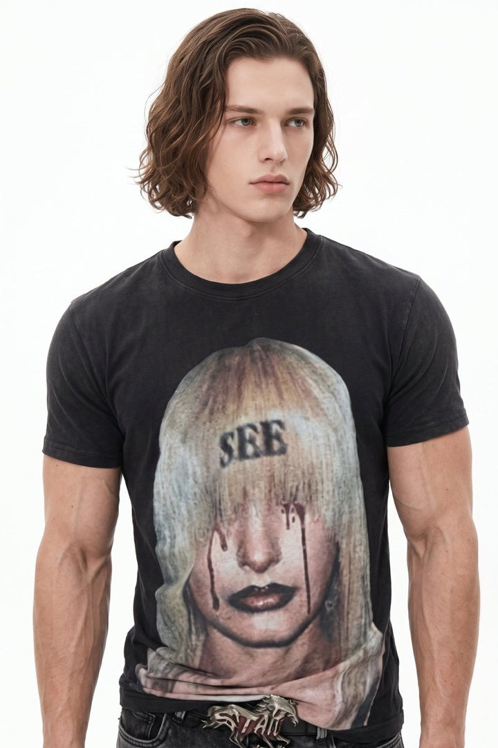Graphic Print Tee  na2603