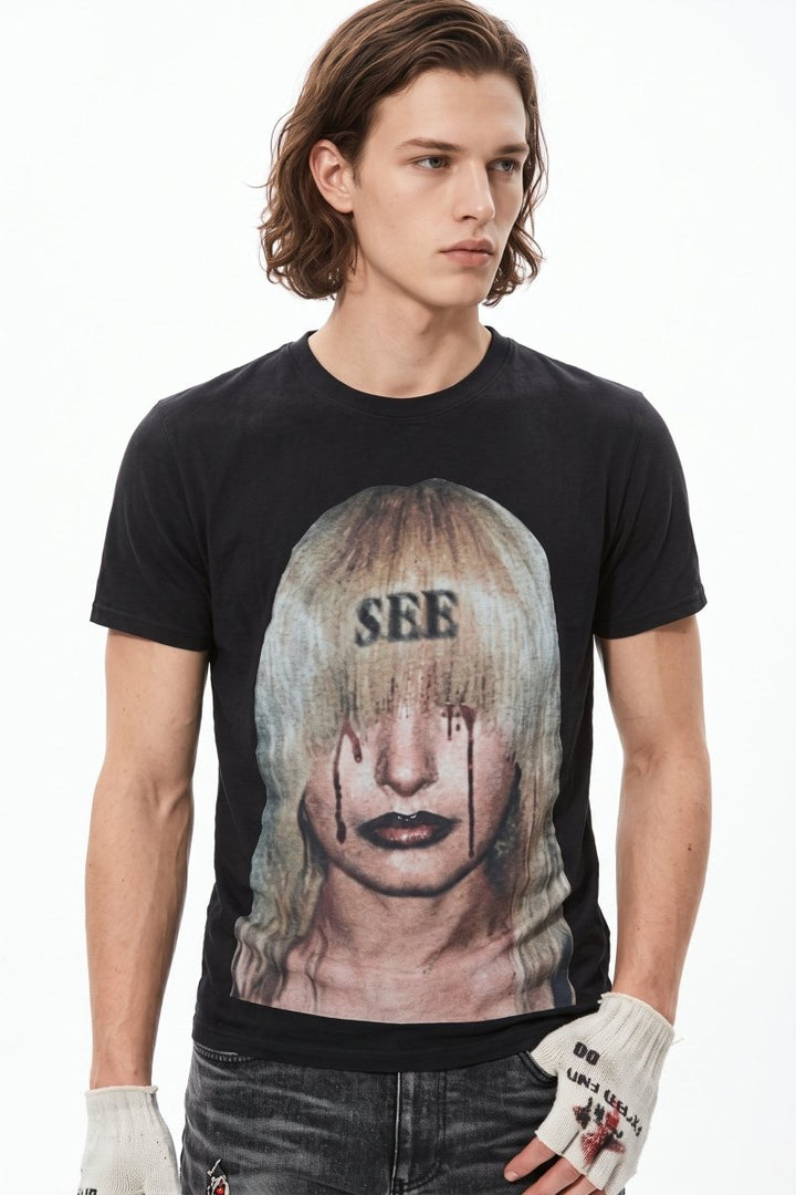 Graphic Print Tee  na2603