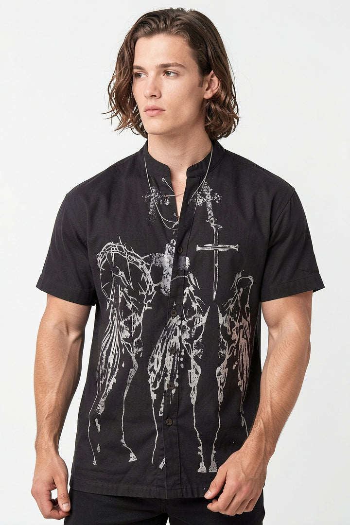 Graphic Zip Tee na2717