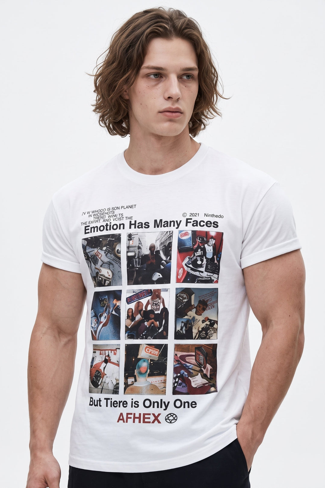 Emotion Faces Tee  na2632