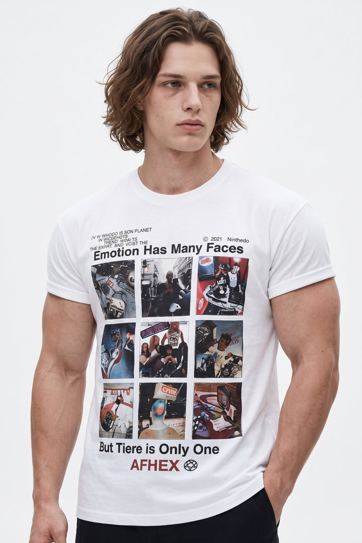 Emotion Faces Tee  na2632