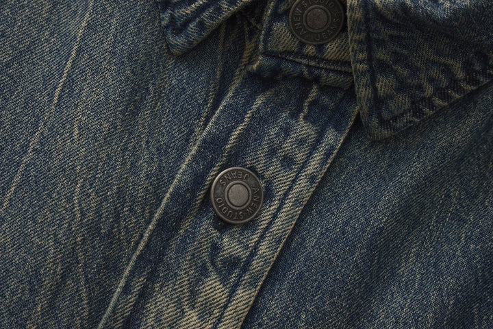 Nanostudio Heart Patch Over Denim Shirt (na2200)