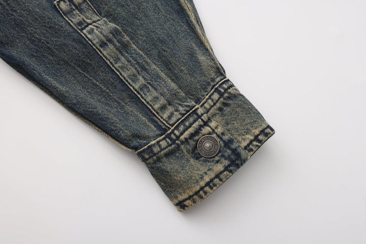 Nanostudio Heart Patch Over Denim Shirt (na2200)