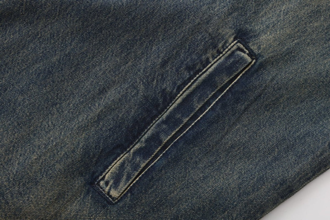 Nanostudio Heart Patch Over Denim Shirt (na2200)