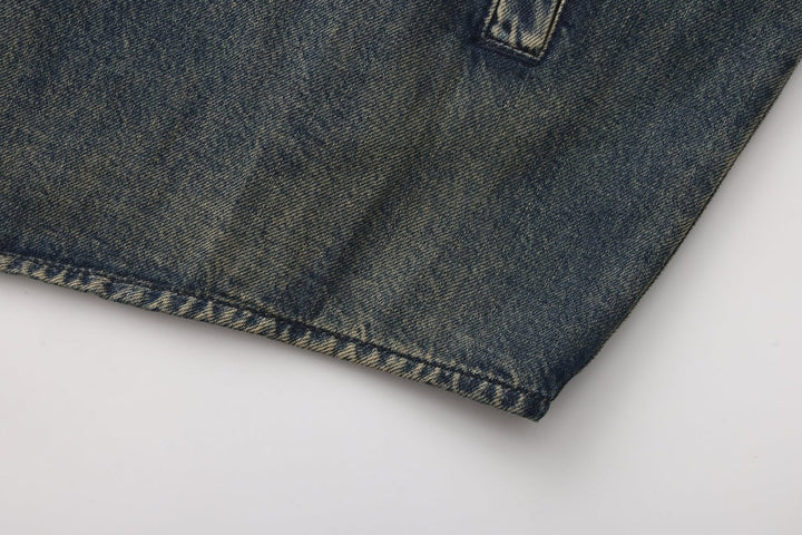 Nanostudio Heart Patch Over Denim Shirt (na2200)