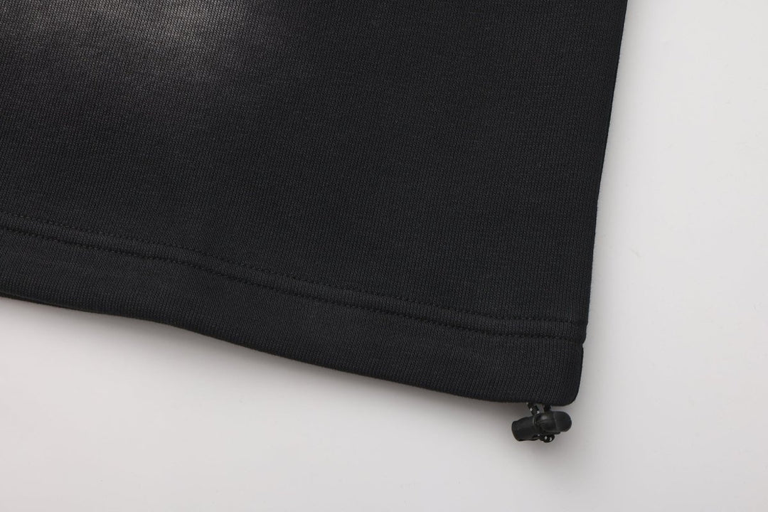 【Nanostudio】M-SIX 프린지 로고 크루넥 스웨트셔츠 na2205