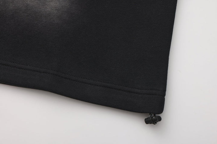 【Nanostudio】M-SIX 프린지 로고 크루넥 스웨트셔츠 na2205