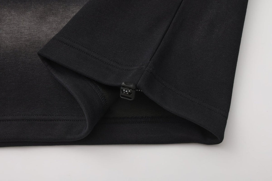 【Nanostudio】M-SIX 프린지 로고 크루넥 스웨트셔츠 na2205