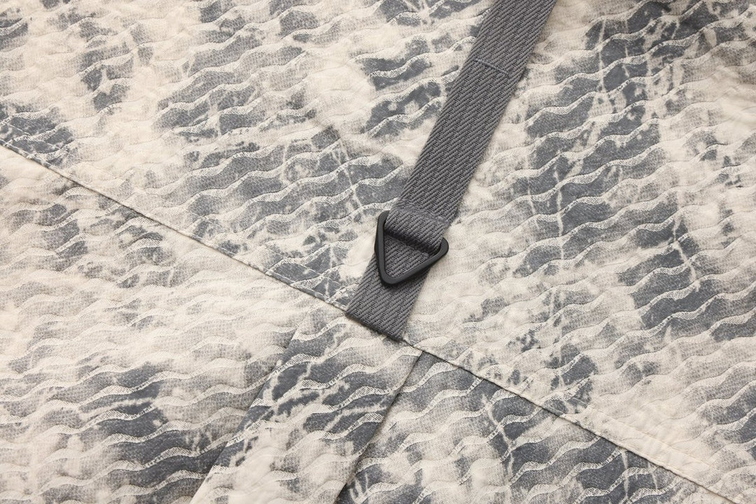 Nanostudio Art Texture Printed Shirt Jacket (na2197)