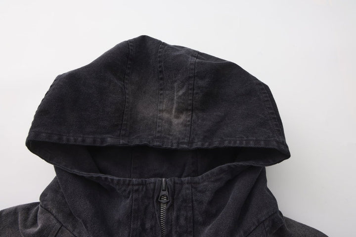 Nanostudio Vintage Wash Military Hooded Blouson (na2201)