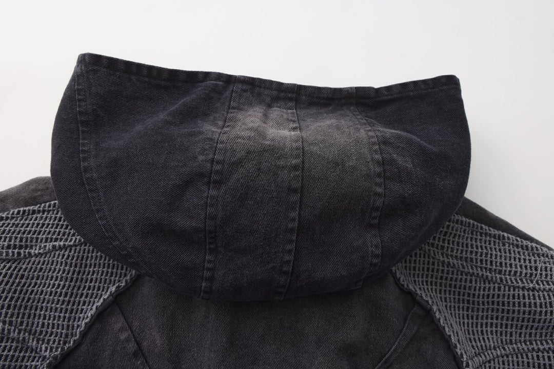 Nanostudio Vintage Wash Military Hooded Blouson (na2201)