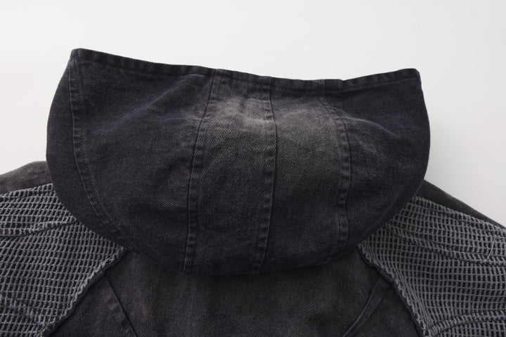 Nanostudio Vintage Wash Military Hooded Blouson (na2201)