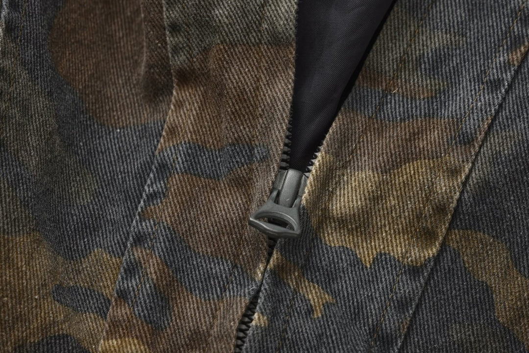 Nanostudio Vintage Wash Military Hooded Blouson (na2201)