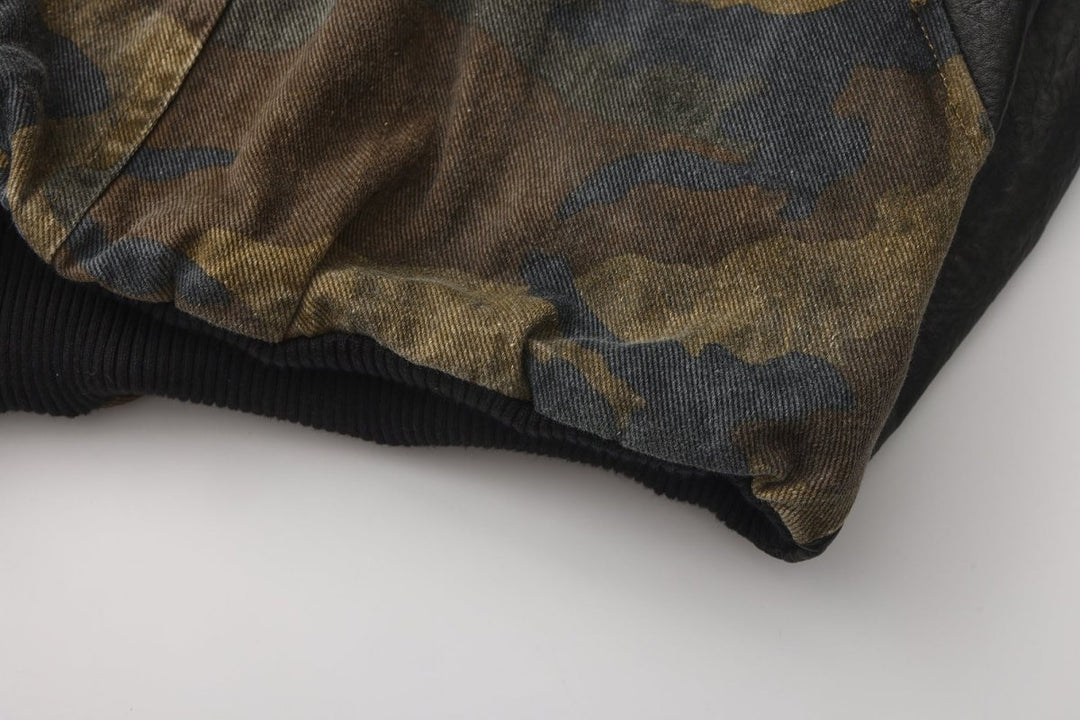 Nanostudio Vintage Wash Military Hooded Blouson (na2201)