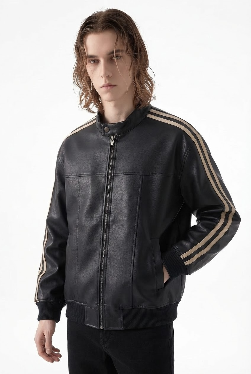 Faux Leather Jacket na2764