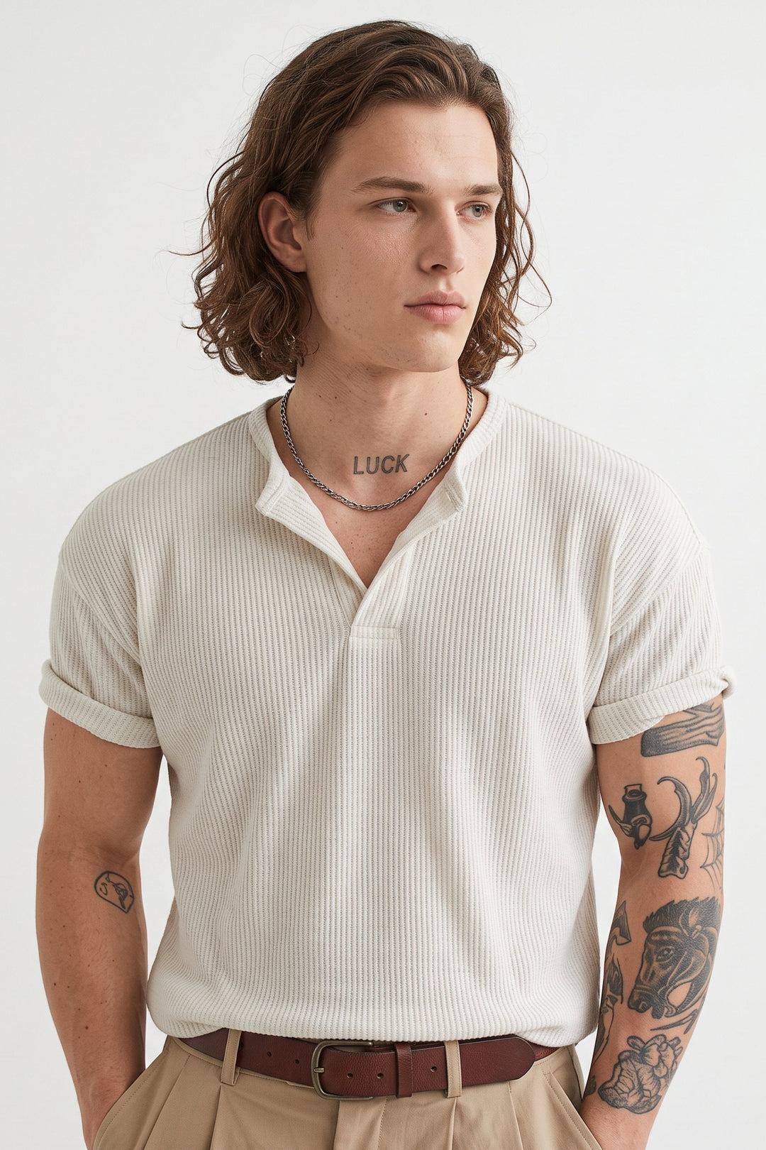 Ribbed Knit Top  na2635