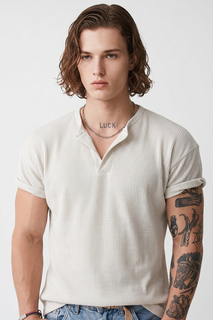 Ribbed Knit Top  na2635
