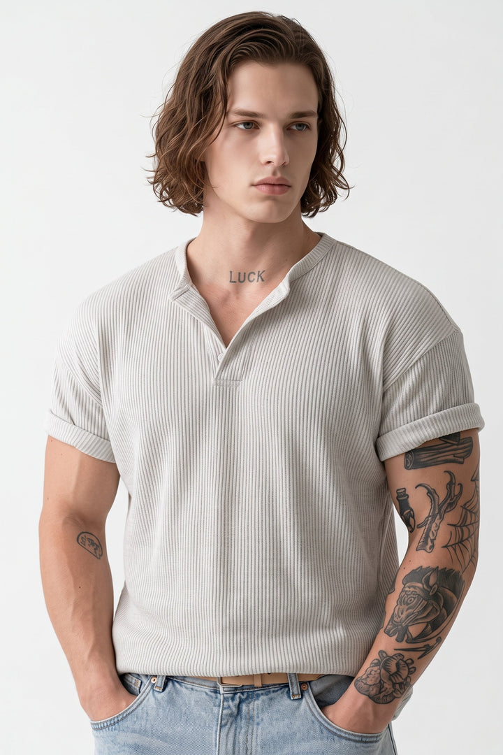 Ribbed Knit Top  na2635