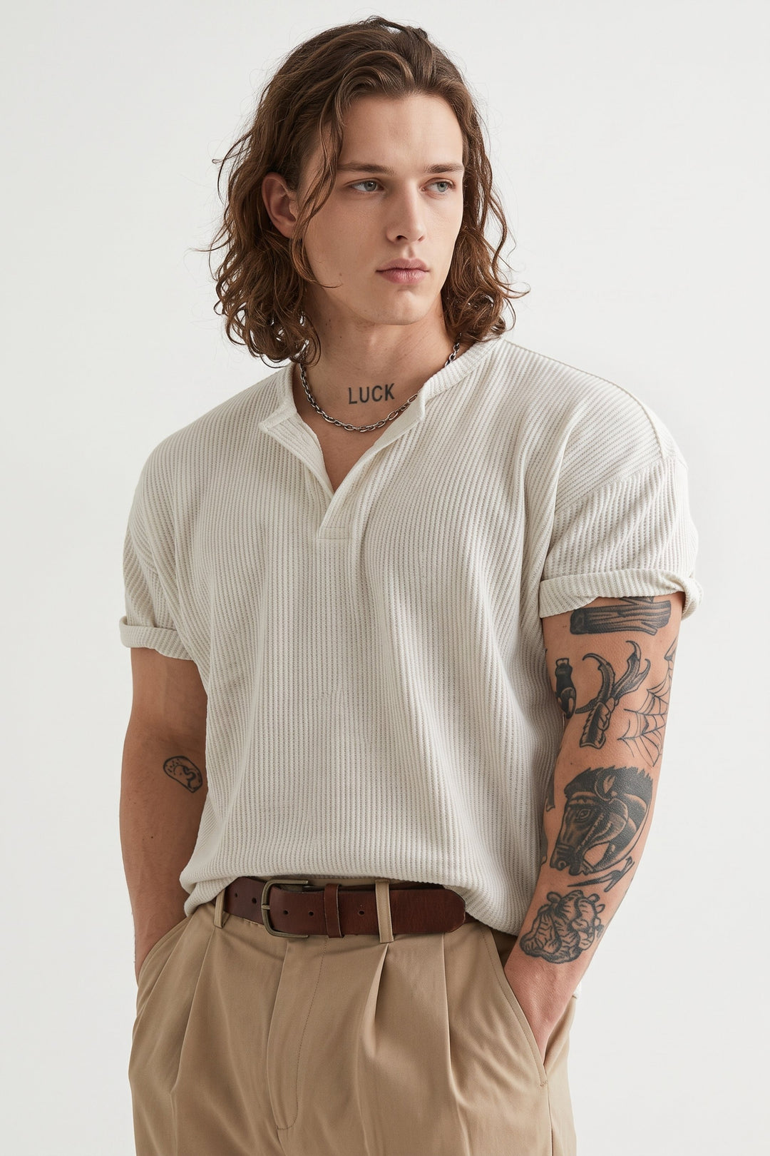 Ribbed Knit Top  na2635