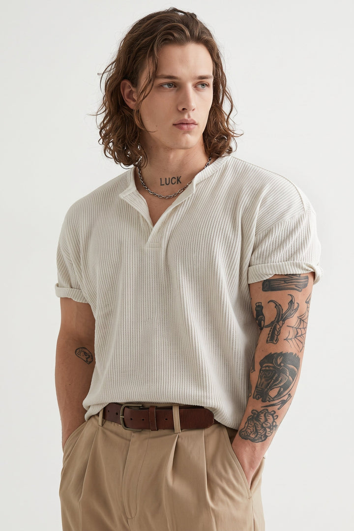 Ribbed Knit Top  na2635