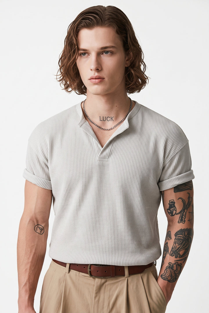 Ribbed Knit Top  na2635