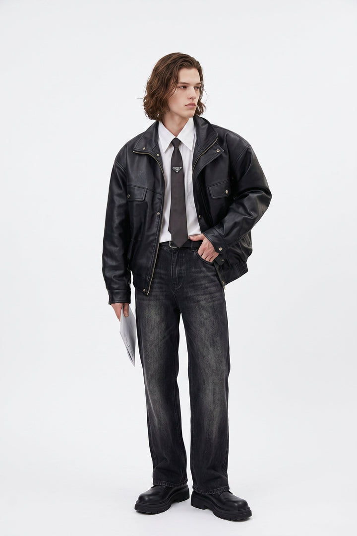 [sale] Leather Jacket