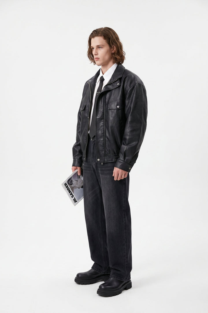 [sale] Leather Jacket