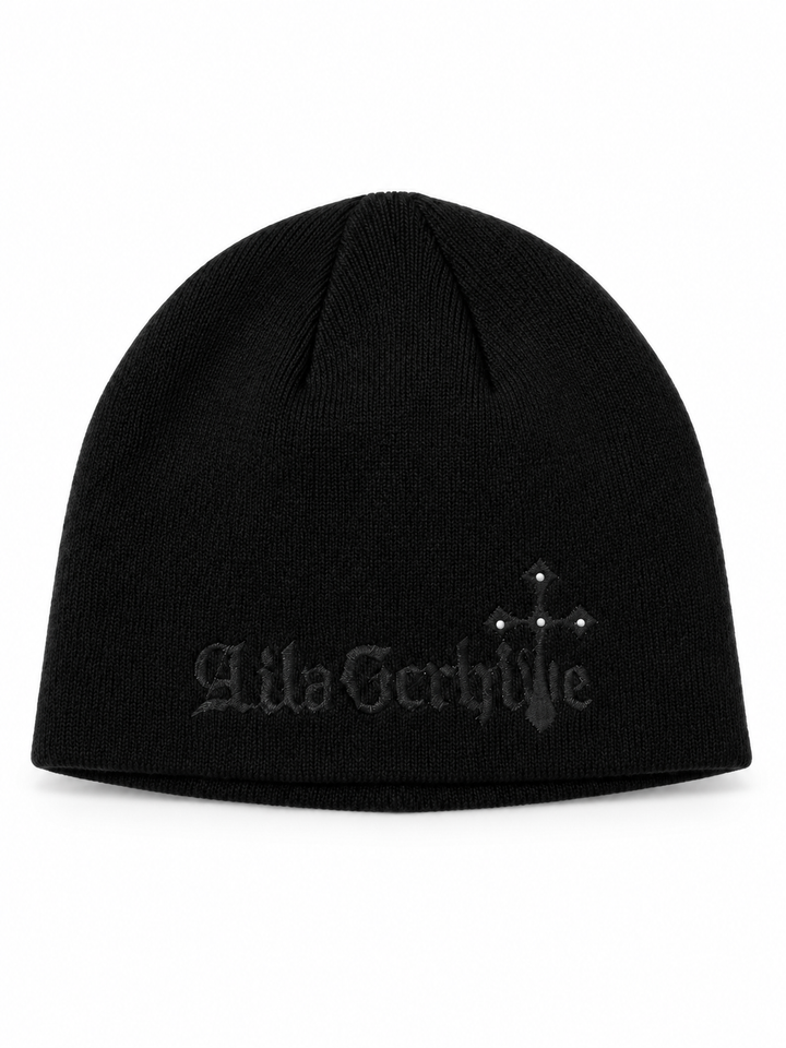 Embroidered Knit Beanie na3234