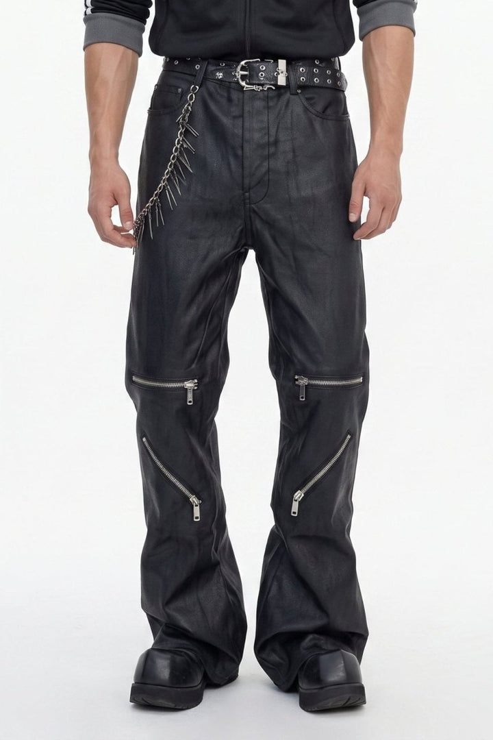 Punk leather pants na2602