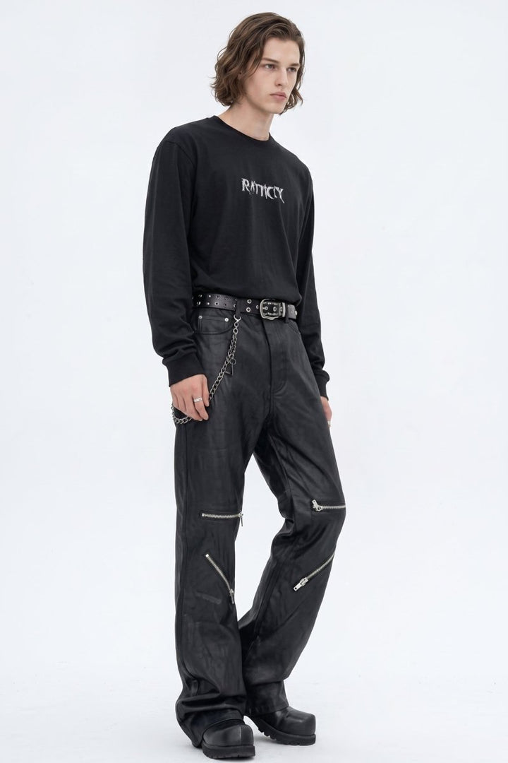 Punk leather pants na2602