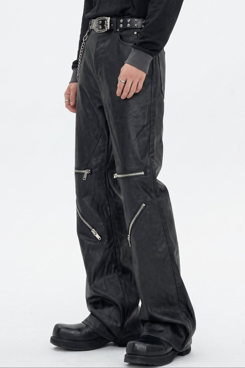 Punk leather pants na2602
