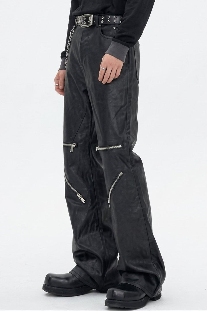 Punk leather pants na2602