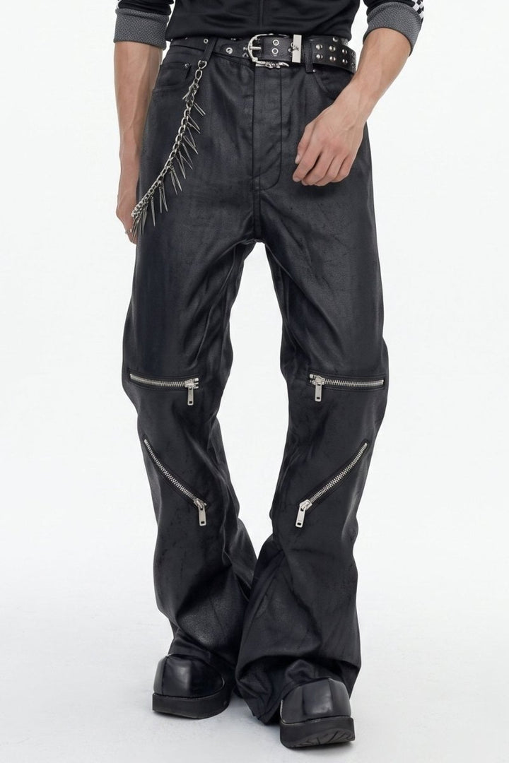 Punk leather pants na2602