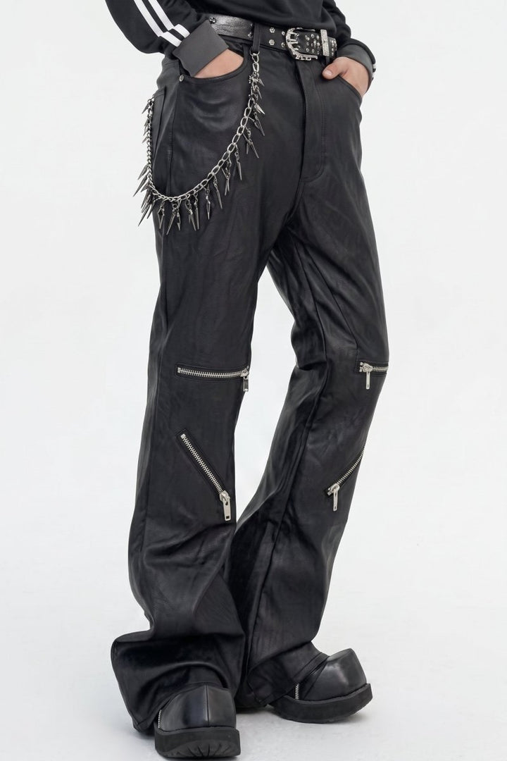 Punk leather pants na2602