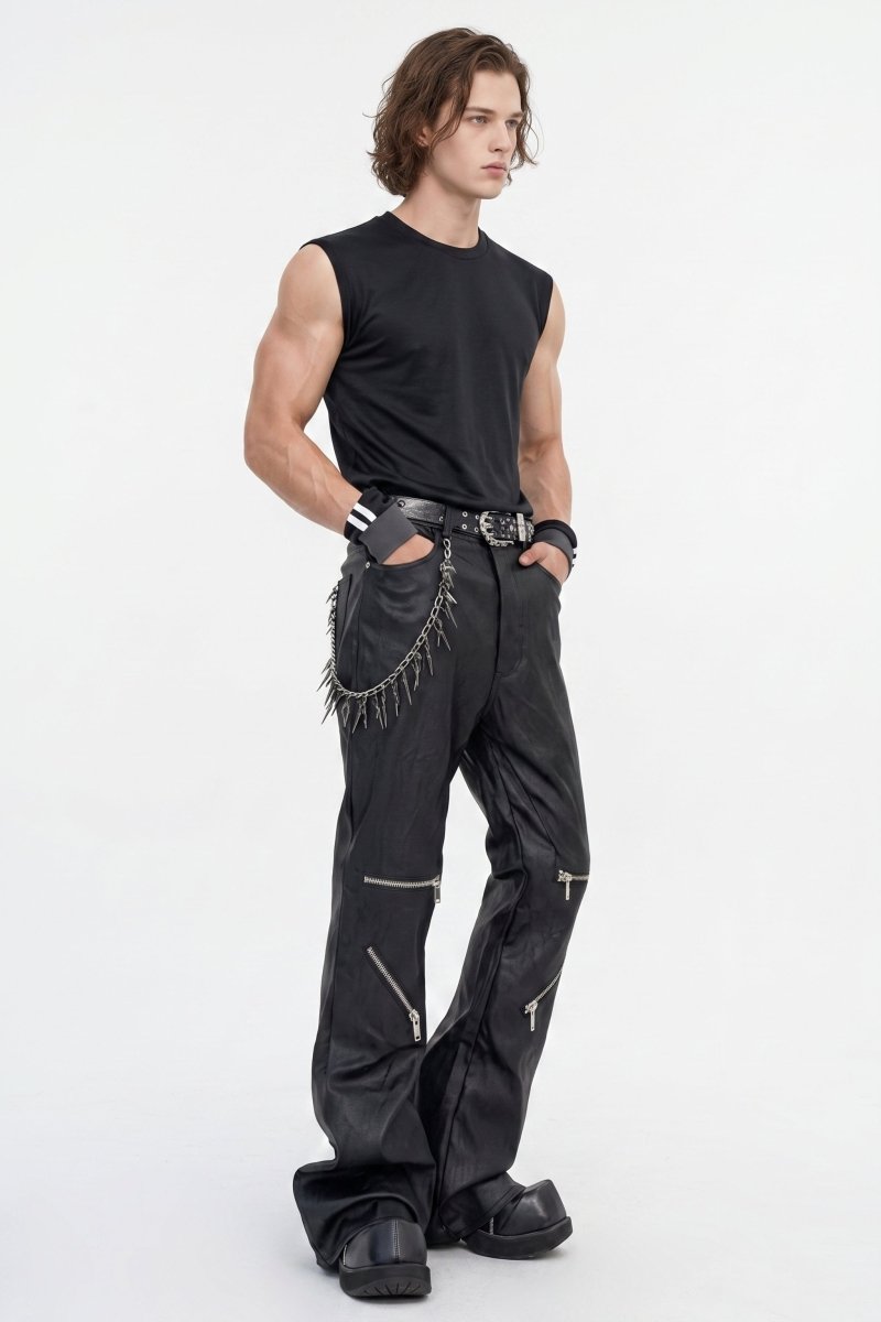 Punk leather pants na2602
