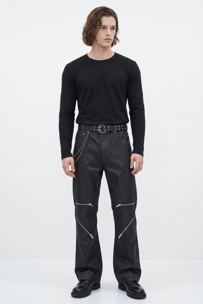 Punk leather pants na2602