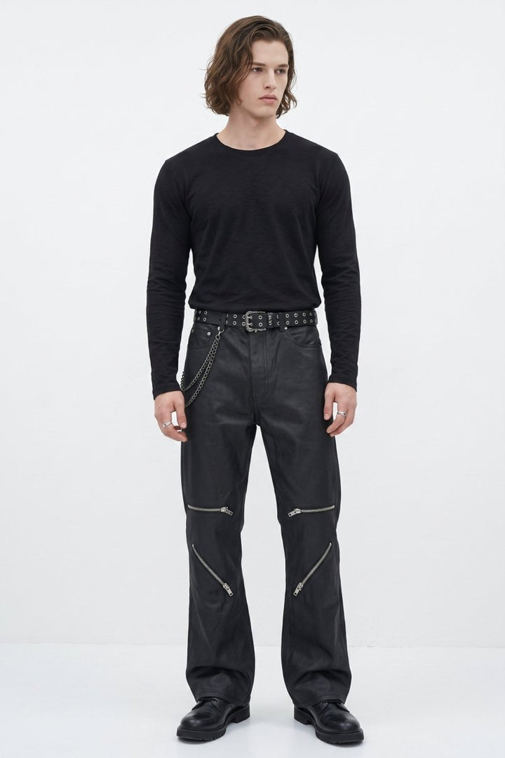 Punk leather pants na2602