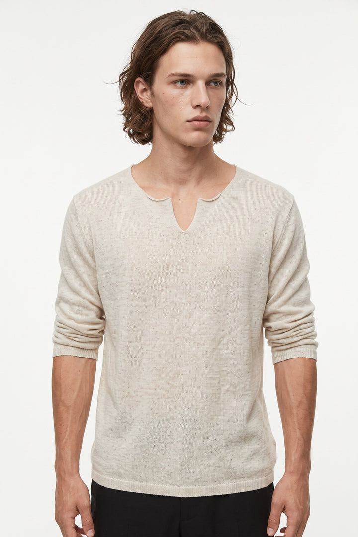 Notch Neck Knit  na2698