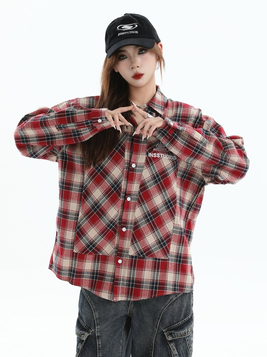 [INSstudios] loose long-sleeved shirt na1467